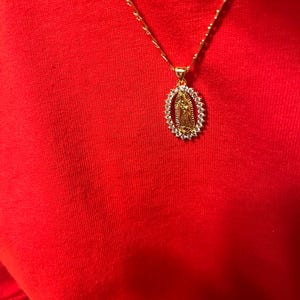 14k St Jude Necklace Gold Plated With Fígaro Chain San Judas Tadeo ...