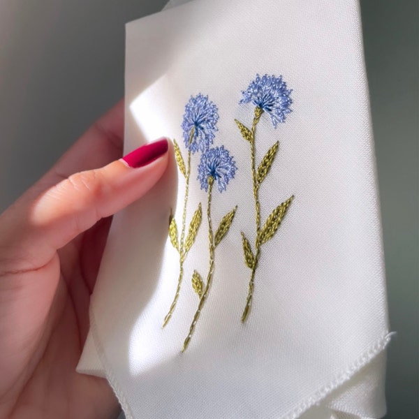 Custom Floral Embroidered Bag Set, Personalized Makeup Pencil Case ...