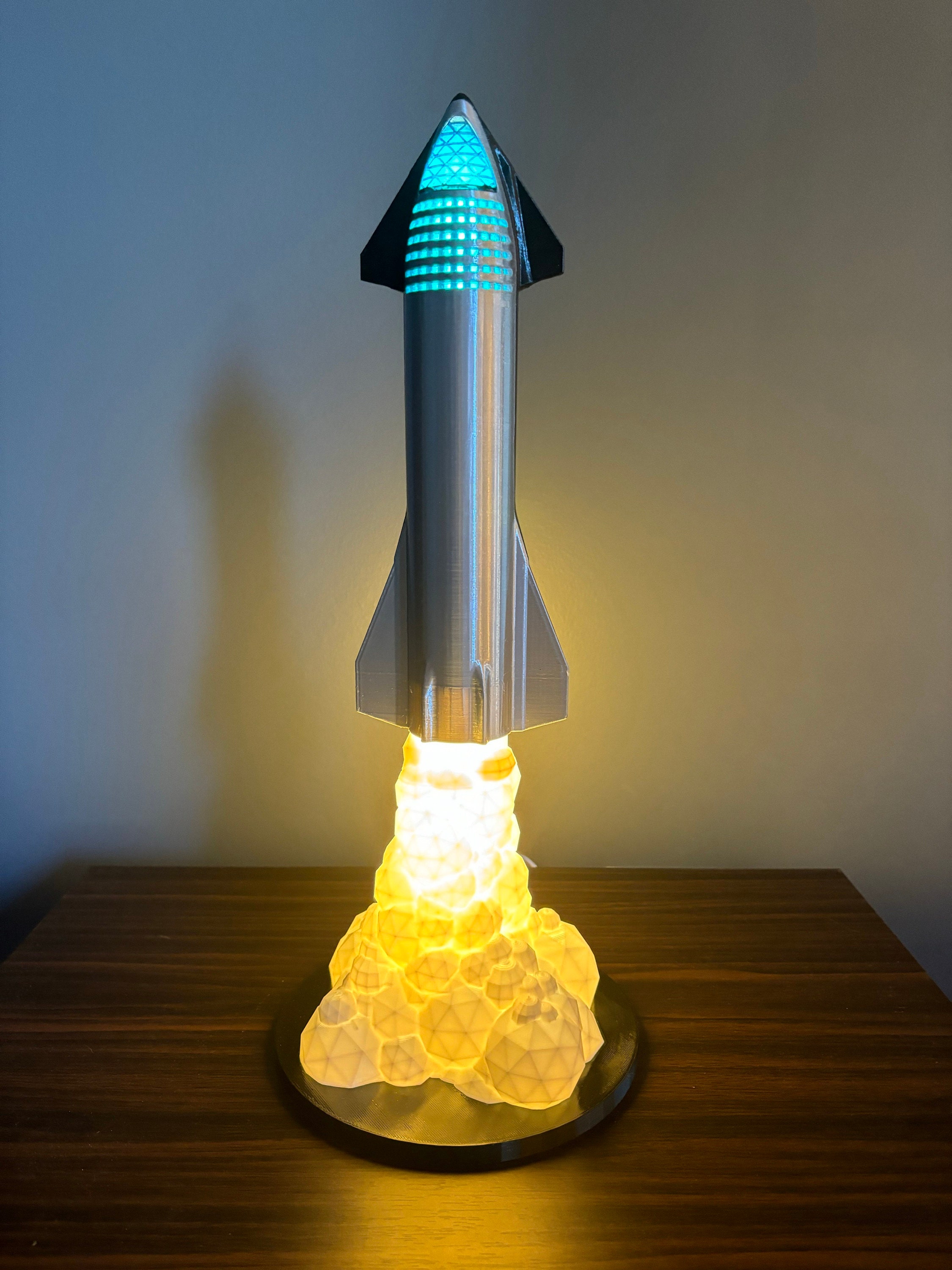 The Ultimate SpaceX Starship 'in its final form' Lamp - Free Shipping!