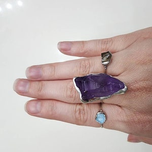 Customer photo from lauranewman4111, Raw Crystal Ring Mystery Box! 3 Ring Set