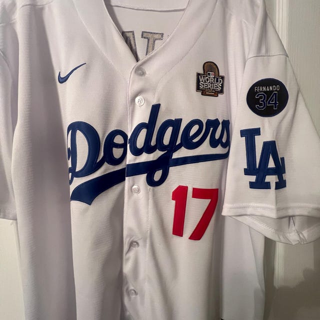 2) 2024 LA Dodgers Fernando Valenzuela Memorial Jersey Patch