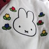 Miffy Embroidered Sweater With Tulip Design Cute White Rabbit ...