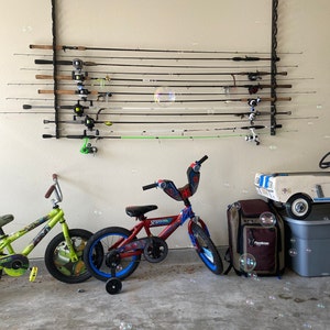 21 INSHORE Fishing Rod Rack Holder Garage Ceiling or Wall Mounted Storage  organizer for Pole and Reel Perfect Fishing Gift -  Canada