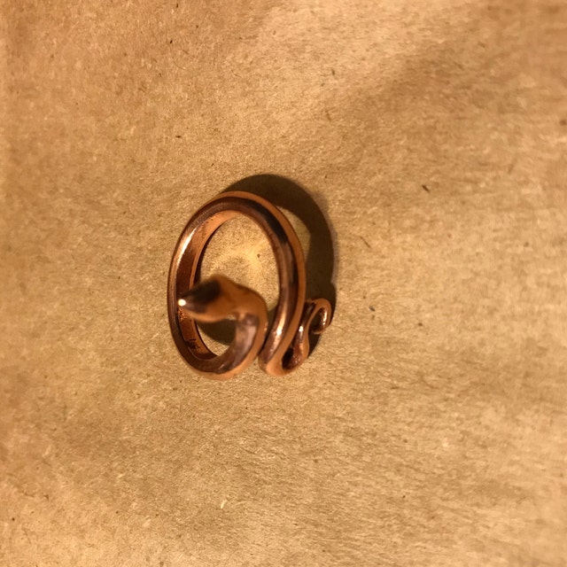 WanPosh 2 x Copper Snake Toe Ring Thumb Ring Women, Girls Ethnic Wear  Meditation, Arthritis Relief, Adjustable Rings : Amazon.in: Jewellery