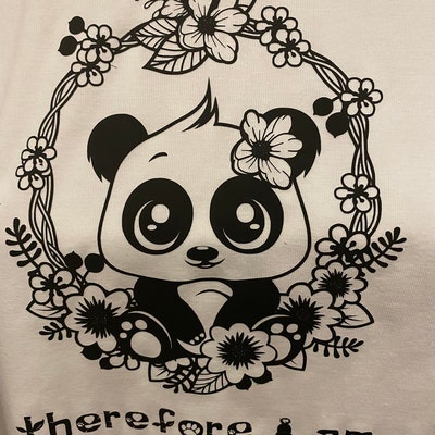 Cute Floral Panda Svg Panda Svg Cute Animal Svg Baby Panda Png Baby ...