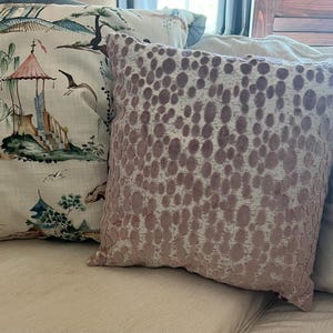 Blush Pink Velvet pillow cover, Accent pillow made from high end rised velvet fabric, 18x18,20x20,22x22, Square or lumbar