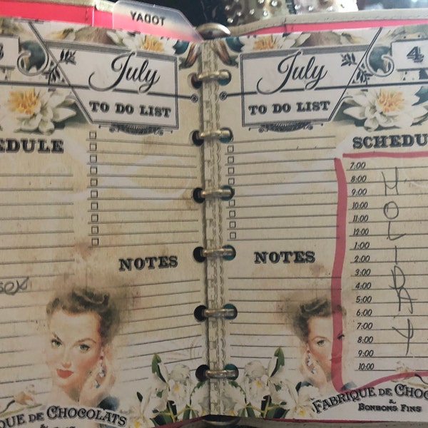 2025 Weekly Planner Refill, Classic Size for Franklin Covey, Set No. 1