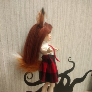 TDP Rogue Auburn Red Doll Hair Hank for Rerooting for Barbie® Monster High® My Little Pony FR Disney photo
