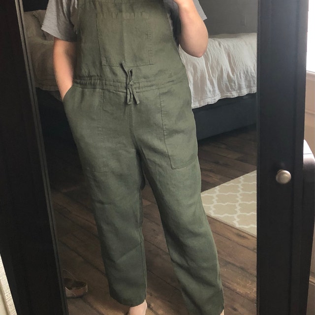 Loose Linen Jumpsuit EVEREST - Etsy