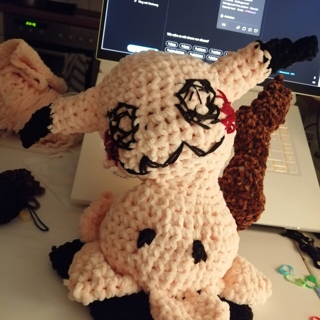 PDFファイル ミミッキュのあみぐるみかぎ針編みのパターン - Etsy 日本