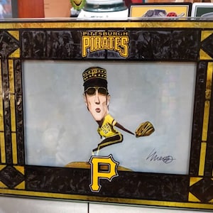 Kent Tekulve, Pittsburgh Pirates. Art Print.