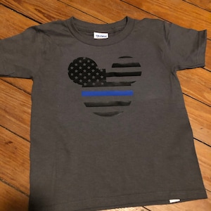Cut File / Thin Blue Line Mickey Mouse / Svg Pdf Png Cutting Files for ...