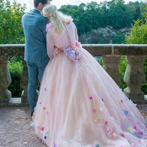princess aurora wedding dress in maleficent Princess Auroras Wedding Dress from Disneys Maleficent 2 (2019) | FINAL Costume Showcase
