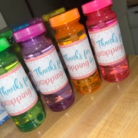 Ice Cream Themed Water Bottle Labels Ice Cream Party Water - Etsy