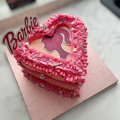 Barbie Cake Topper - Etsy