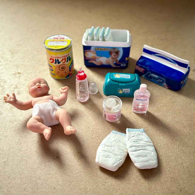 リーメント ドールハウス ミニチュア ラブファミリー ベビー用
