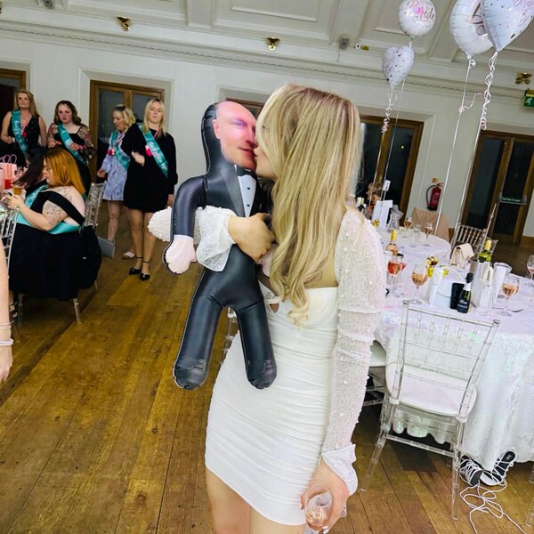 Hen Do Inflatables Groom Blow up Doll Custom Inflatable, Hen Party, Bachelorette, Unique ...