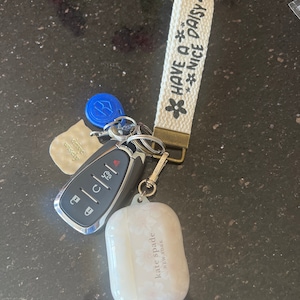 Checkerboard Pattern Keychain Wristlet / Key Fob / Checker | Etsy