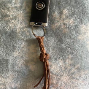 Buffalo Trace Leather Key Fob - Carry with Pride