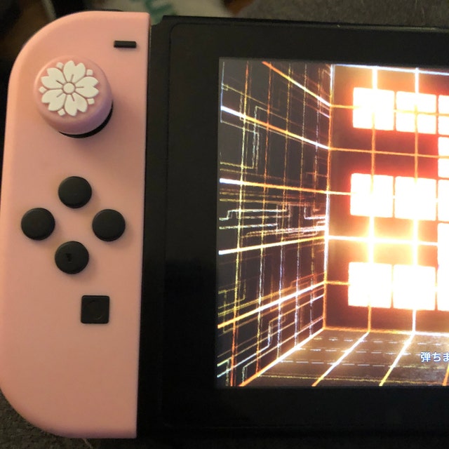Custom Nintendo Switch Joy-con Controllers Pink With Black