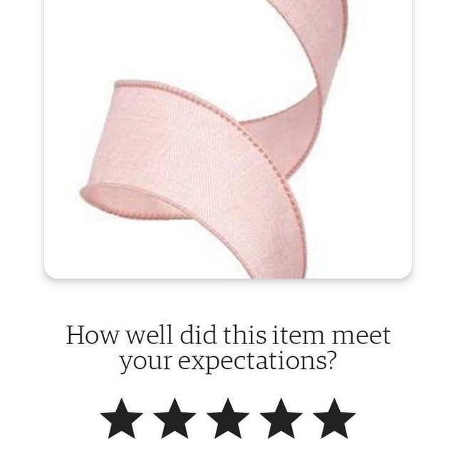 Rose Pink Wired Ribbon Royal Burlap 1.5