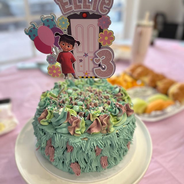 Monsters Inc Birthday - Boo Monsters Inc Cake - Boy & Girl Birthday - Etsy