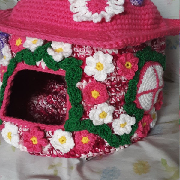 Fairy Tale Cat Cave Crochet Pattern - Etsy