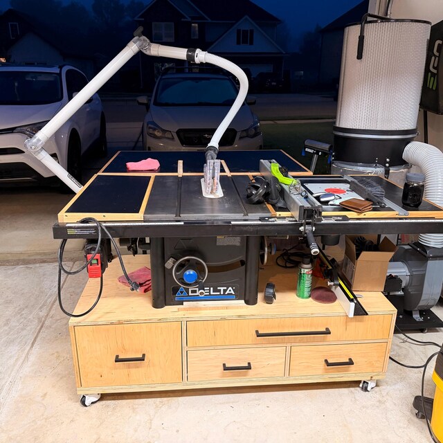 DX2 High-efficiency Table Saw Dust Collection / Blade Guard Hood