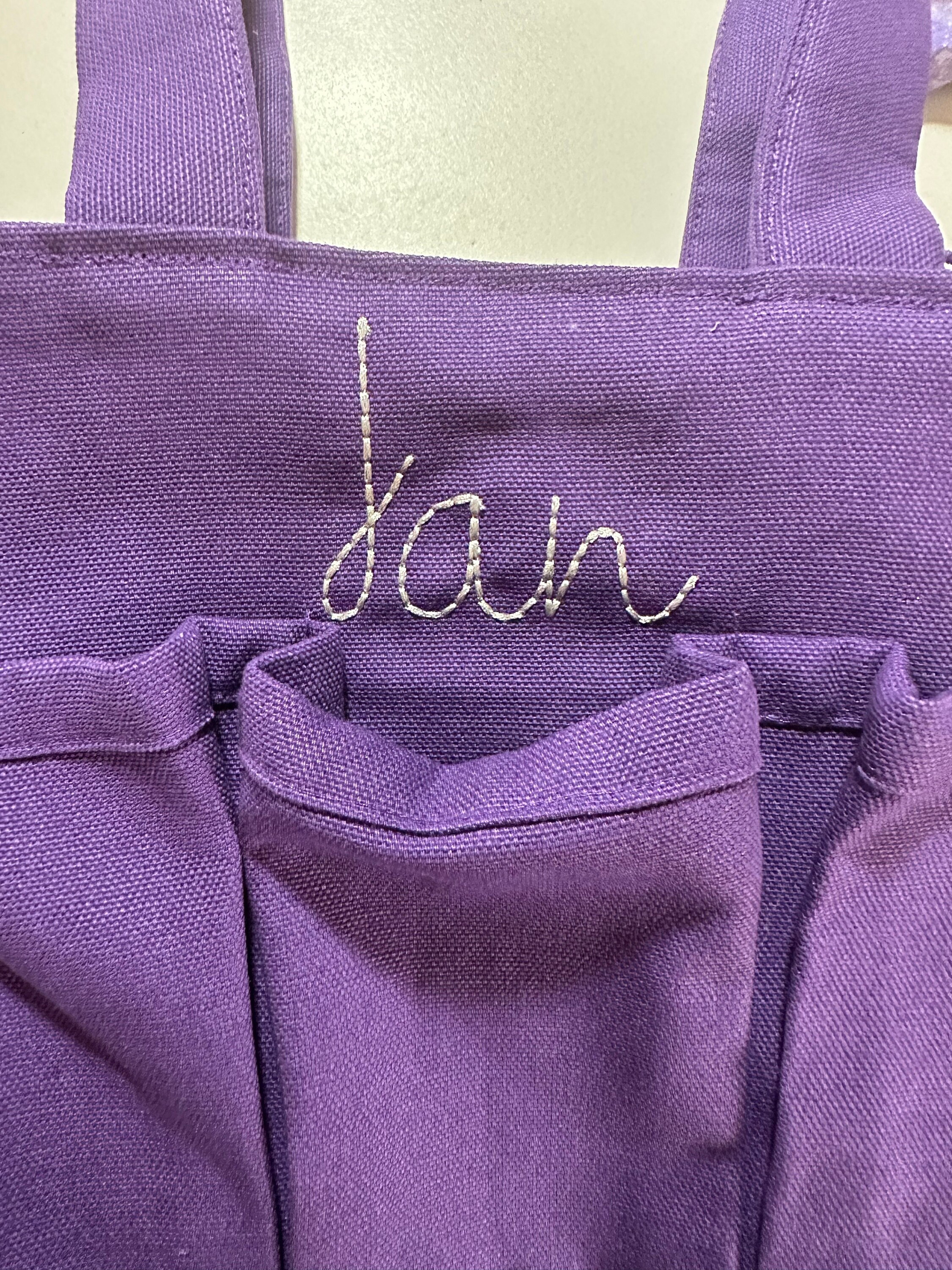 Personalized shower caddy, Waterproof beach tote bag, College dorm storage organizer