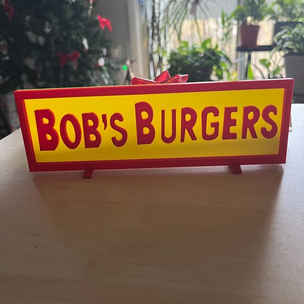 Bob's Burgers Sign for Kitchen, Bedroom, or Game Room - Etsy