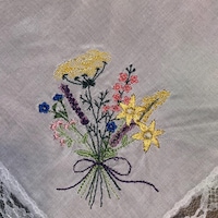 Wild Flower Bouquet Machine Embroidery Design Set, 2 Easter Floral ...