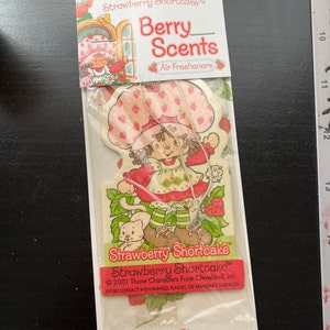 ONE Vintage NOS Strawberry Shortcake Car Air Freshener / Vintage ...