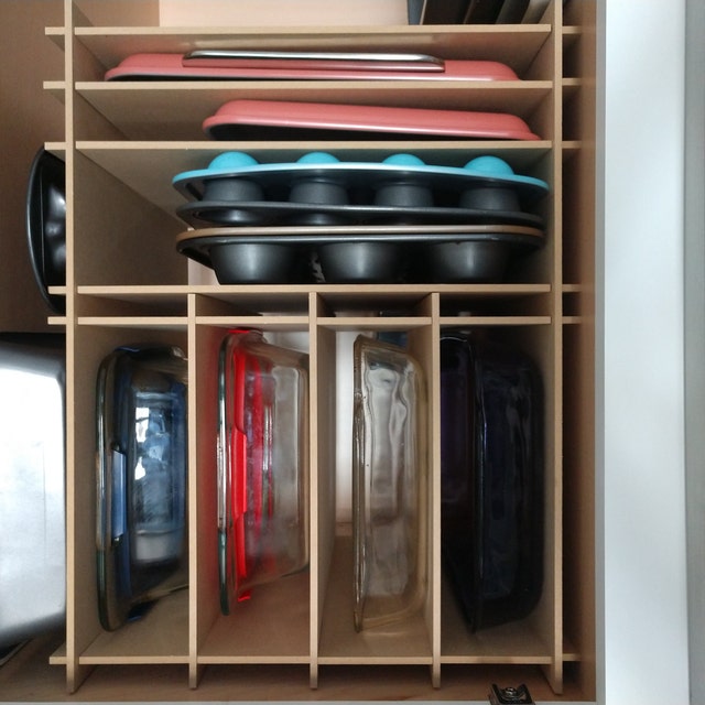 Baking pan storage rack hotsell
