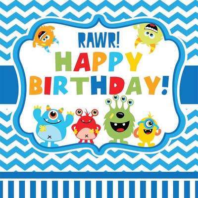 Monster Party Package-monster Birthday Party-printable Monster - Etsy