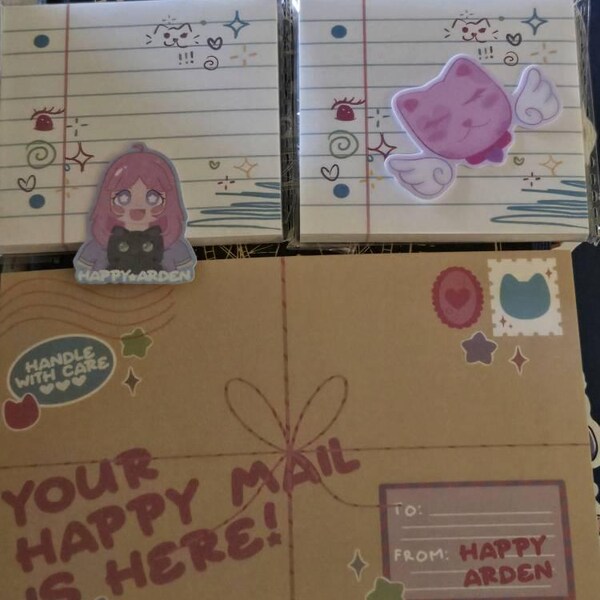 Y2k Notes Doodle Daydreamer Sticky Notes | Kawaii Y2k Memo Pad (3x3