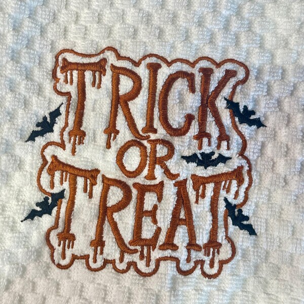 Halloween Trick or Treat Machine Embroidery Design, 10 Size 4x4 Fall ...