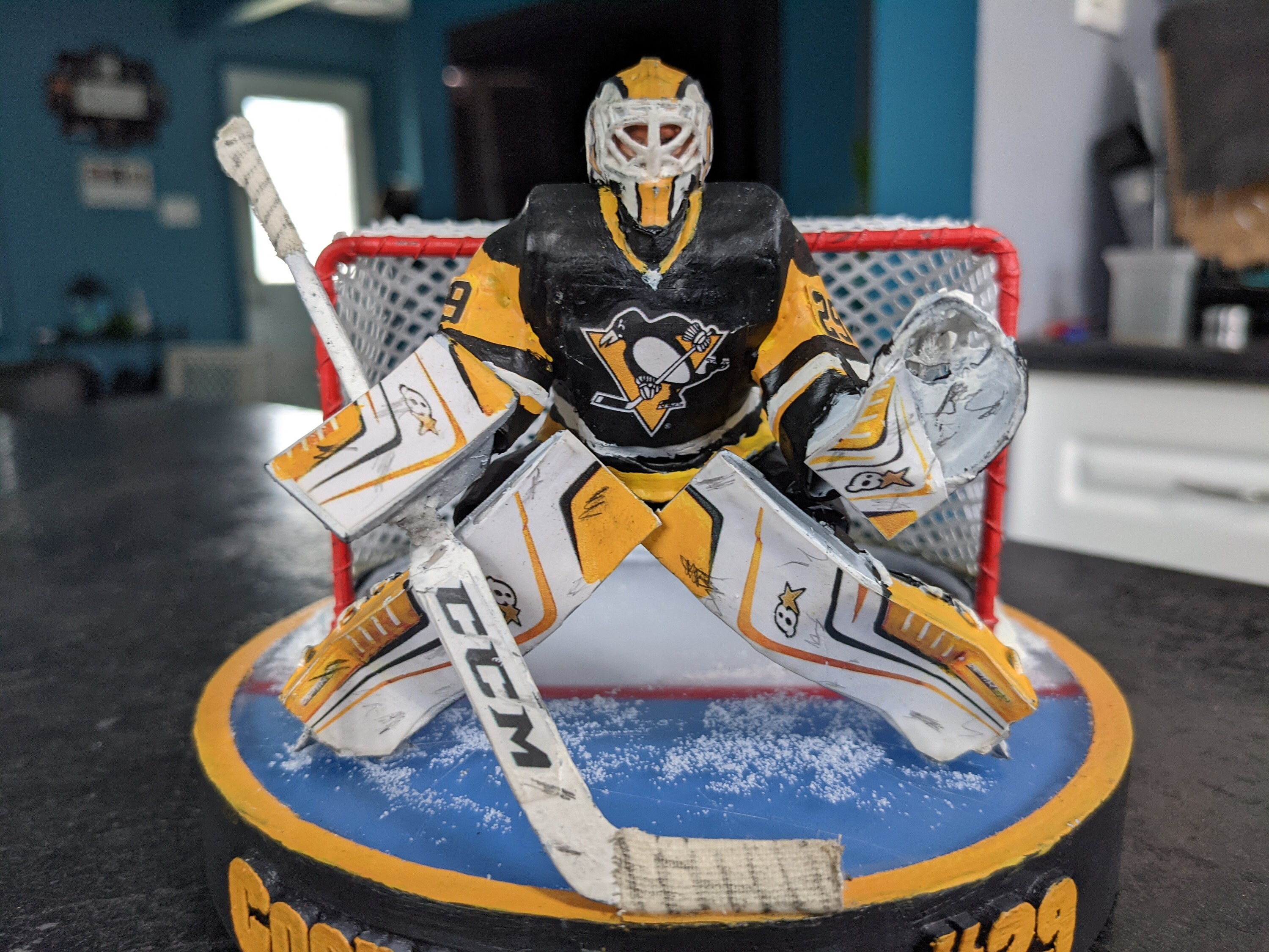 Custom Hockey Figurines Night Creativity