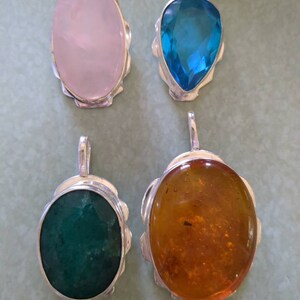 エメラルドペンダント 925スターリングシルバーペンダント エメラルド