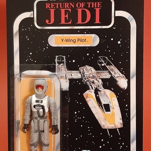 Y-wing Pilot - Return of the Jedi - Kenner Cardback - Etsy UK