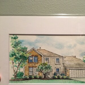Personalized Ink House Painting of Your Home, Custom Art, Architectural ...