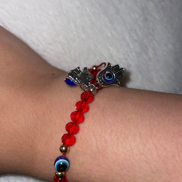 Red Evil Eye Bracelet, Bracelets for Women, Jewelry, Gift, Unique