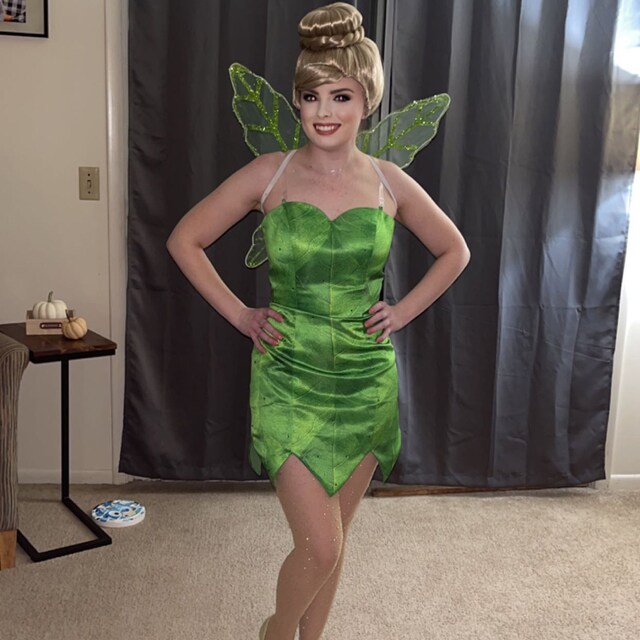 Green Dress Tinkerbell Cosplay Costume Handmade Cosplay Green Tinkerbell Dress, Tinkerbell Costume Green Dress Tinkerbell Cosplay Costume Handmade Cosplay Green Tinkerbell Dress, Tinkerbell Costume