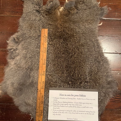 1 Pcs Natural Color Rabbit Fur Pelts Craft Grade Assorted - Etsy