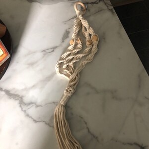 Macrame plant hangers Short wall planter indoor outdoor Small | Etsy