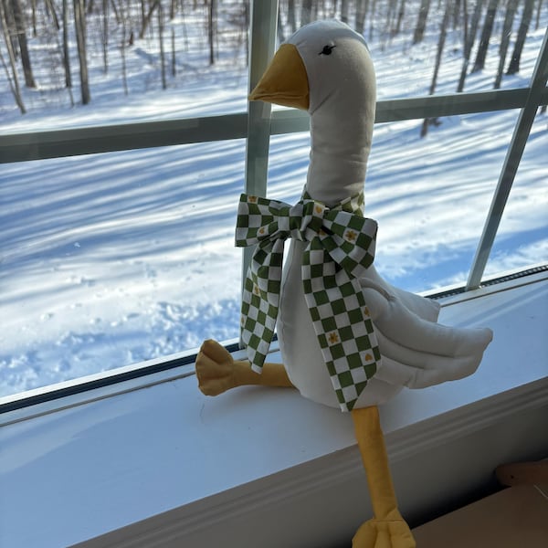 Goose Rag Doll Sewing Pattern: Ruffle Collar & Bow (PDF Digital ...