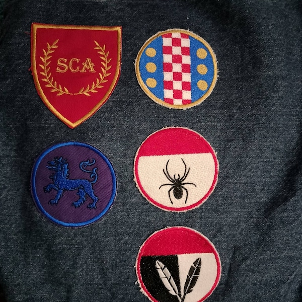SCA Office Embroidered Patches-3