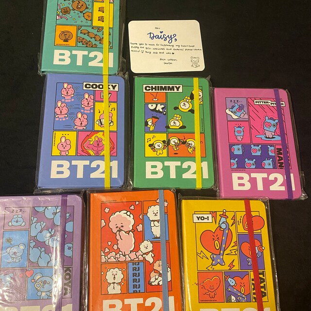 ビーズの洋雑誌　2種19冊＋3冊 BT21 Notebook | BTS Journal | BTS Stationery | Kpop Back-to