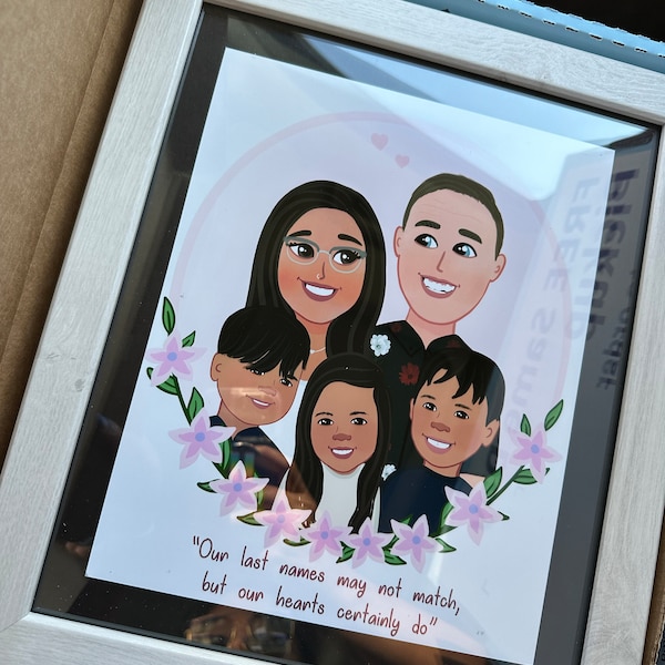 Custom Family Portrait: Personalized Painting From Photo - Etsy