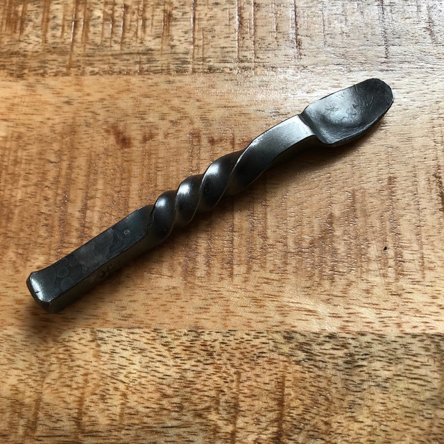 PIPE TAMPER With Scoop / Scraper Hand Forged by Blacksmith Naz