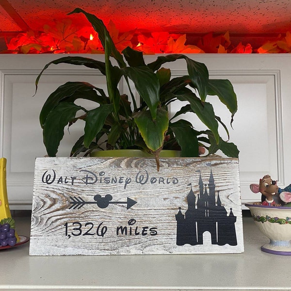 Disney Sign, Walt Disney Quote, Disney Home Decor Sign, Rustic Disney ...